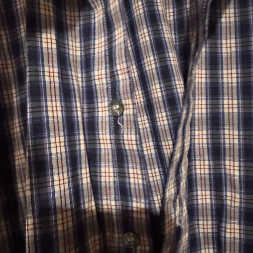 Paul Smith Plaid Button Front Collared Cotton Dre… - image 6